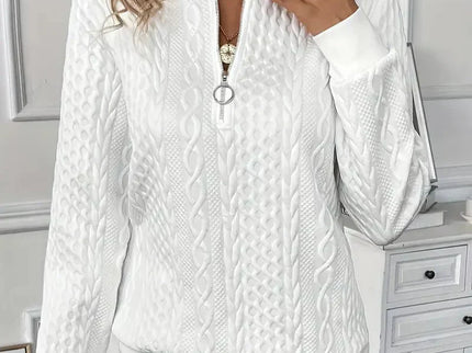LUCIA I Pullover mit Reissverschluss