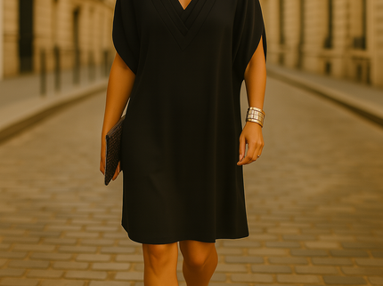 Ophelia™ – Elegantes Wickelkleid mit V-Ausschnitt