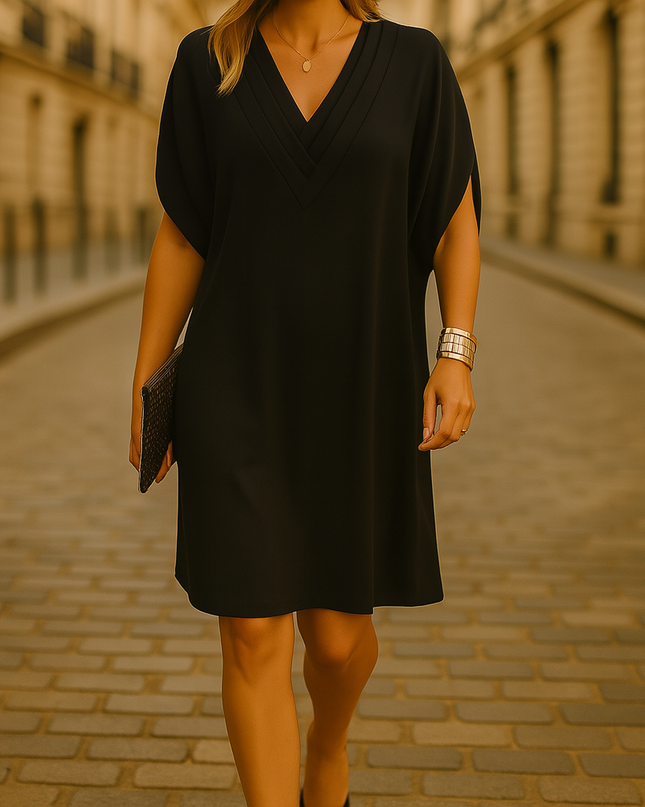 Ophelia™ – Elegantes Wickelkleid mit V-Ausschnitt