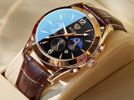 Luxus-Uhr mit handgefertigem Armband