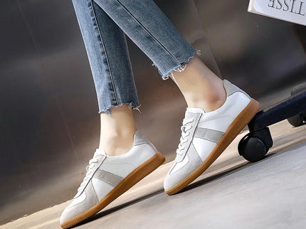 Damen Leder Sneaker Casual