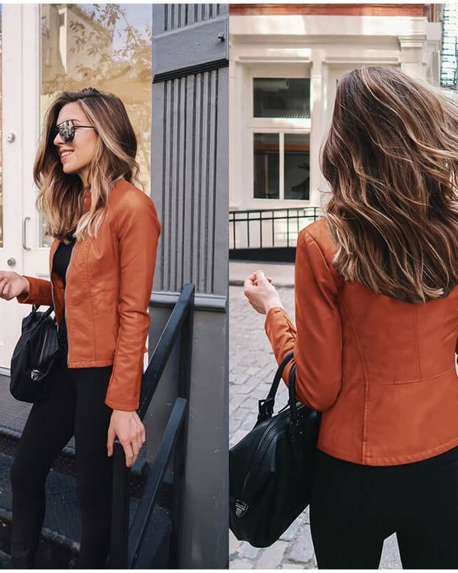 Lederjacke