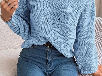 Jackie - Trendiger Off-Shoulder-Strickpullover für einen schicken Auftritt