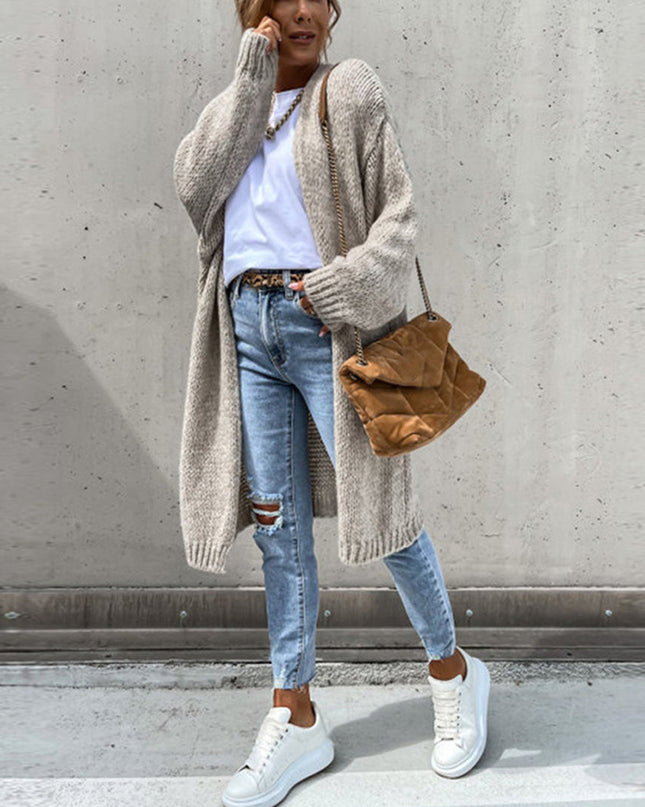 Klassische Strickjacke