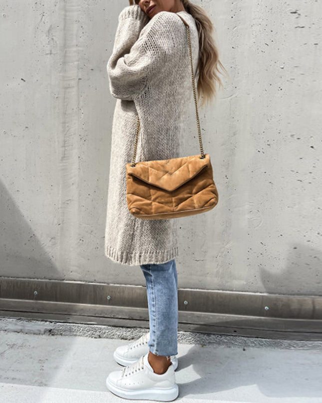 Klassische Strickjacke