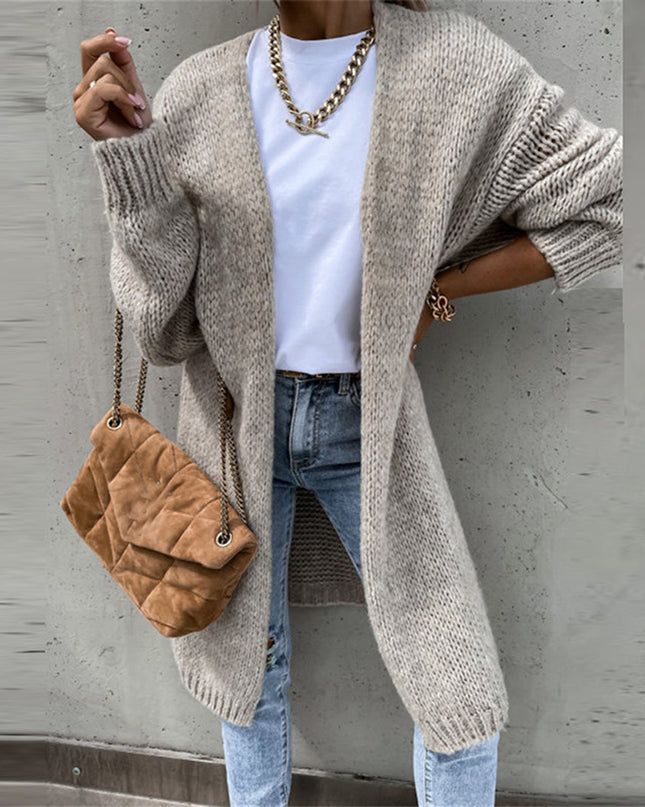 Klassische Strickjacke