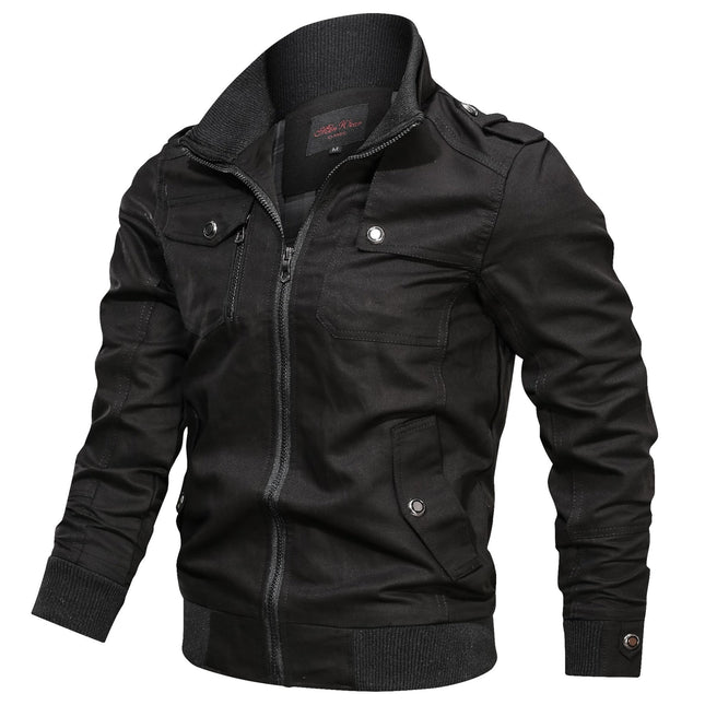 Klassische Übergangsjacke mit Stehkragen – Stilvolle Freizeitjacke für jeden Anlass