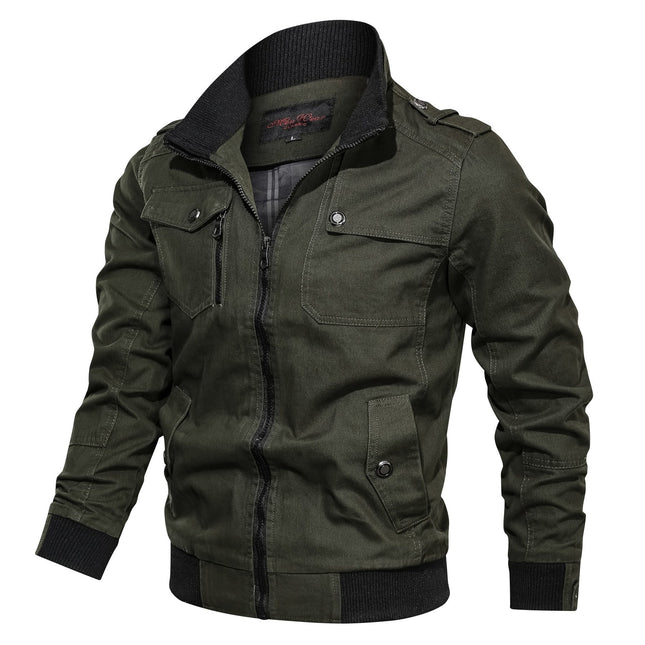 Klassische Übergangsjacke mit Stehkragen – Stilvolle Freizeitjacke für jeden Anlass