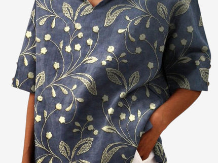 Bettina | Elegantes Leinen-Top 1+1 Gratis