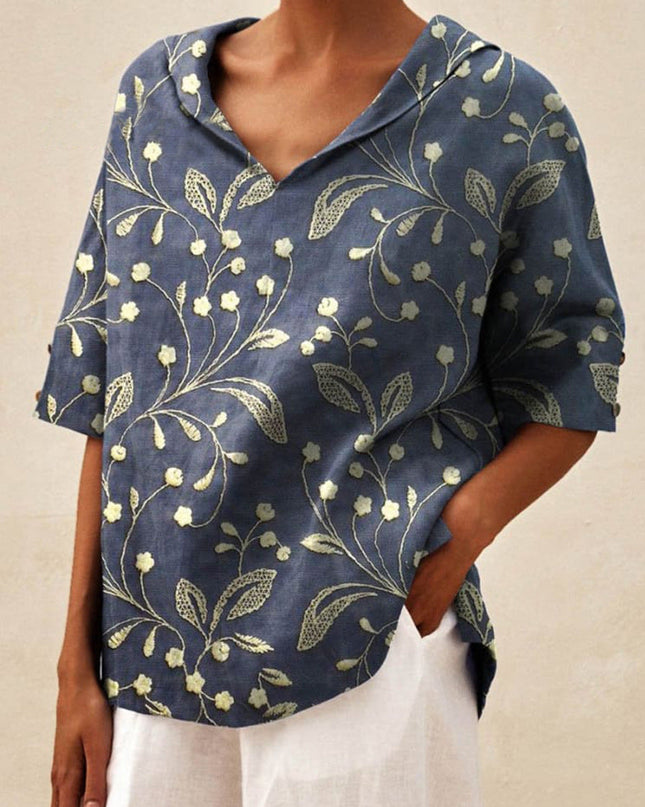 Bettina | Elegantes Leinen-Top 1+1 Gratis