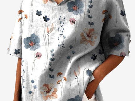 Bettina | Elegantes Leinen-Top 1+1 Gratis