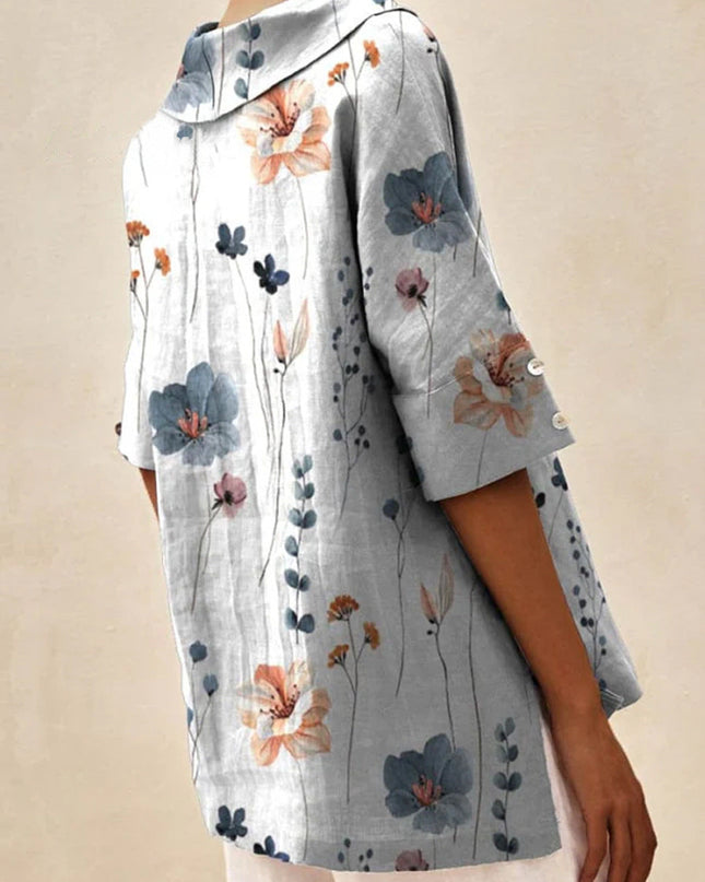 Bettina | Elegantes Leinen-Top 1+1 Gratis