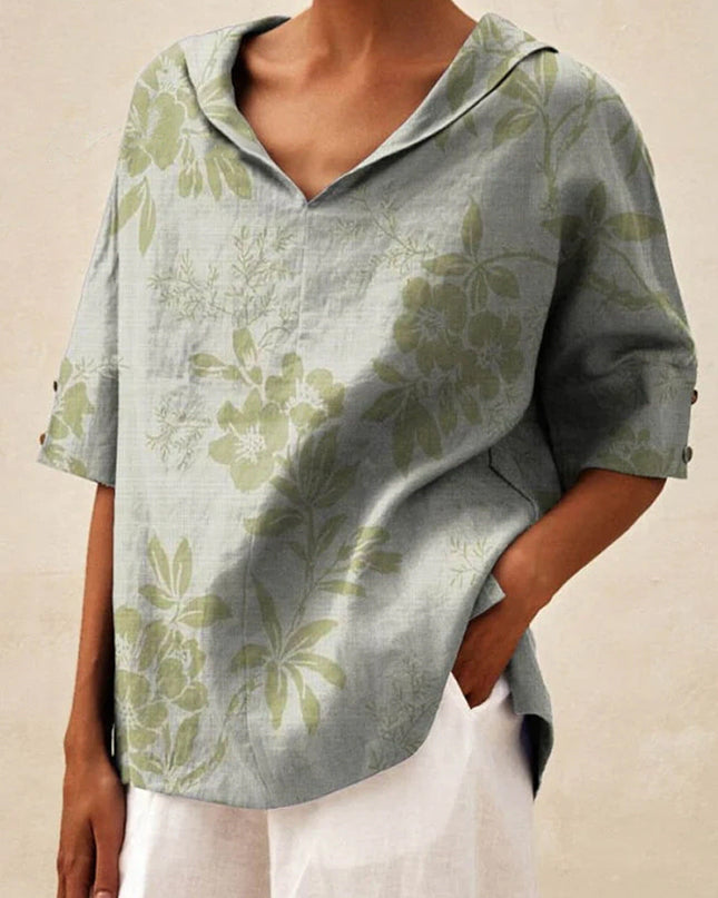 Bettina | Elegantes Leinen-Top 1+1 Gratis