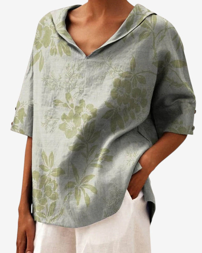 Bettina | Elegantes Leinen-Top 1+1 Gratis