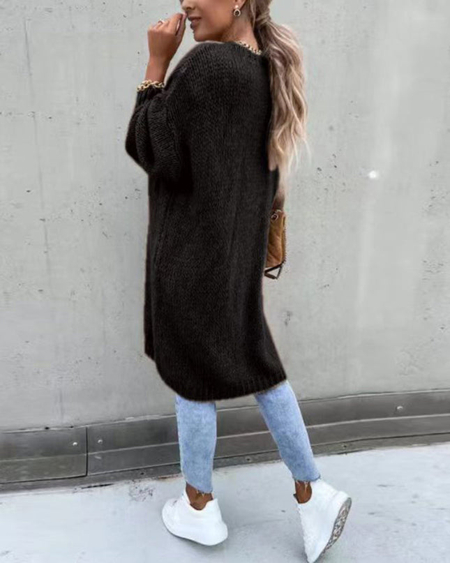 Klassische Strickjacke
