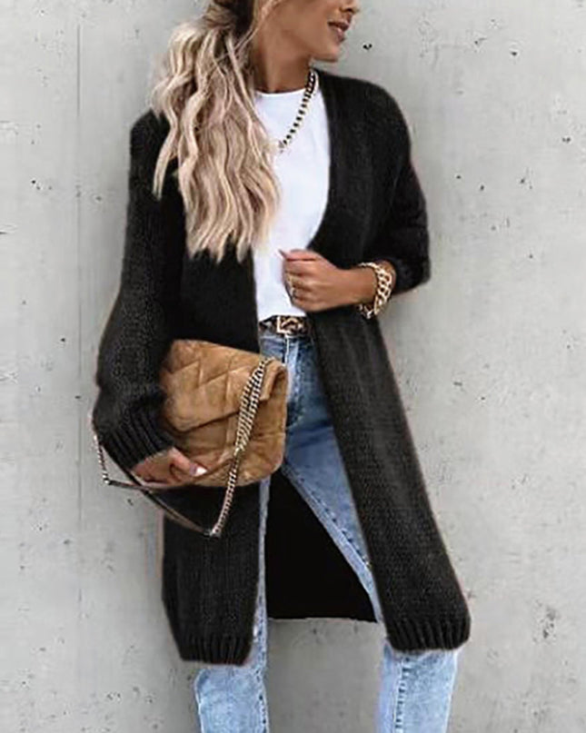 Klassische Strickjacke