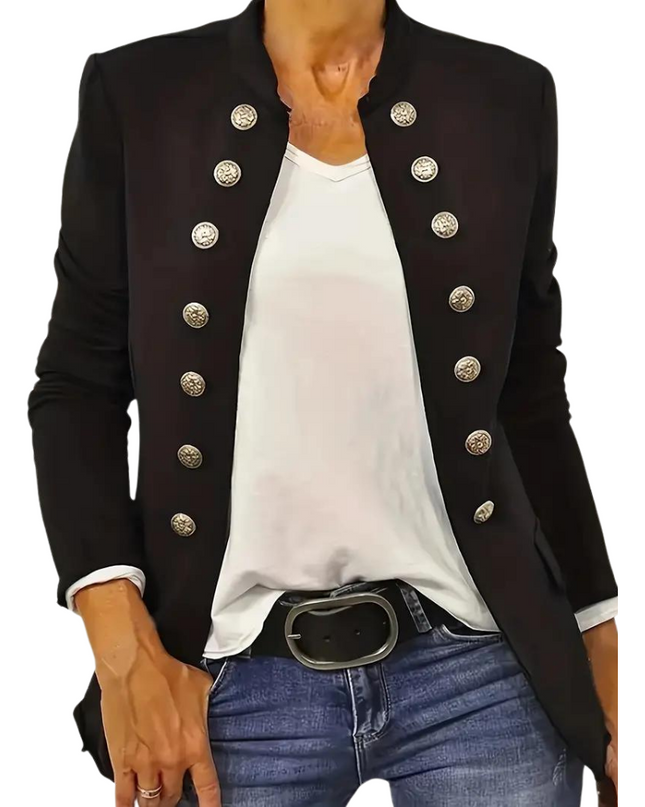 Eleganter Casual Blazer für Damen mit Knöpfen vorne - ARJA