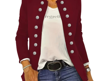 Eleganter Casual Blazer für Damen mit Knöpfen vorne - ARJA