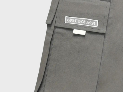 Sommerfeld™ | Herren Cargo Jogginghose – Lila Streetwear-Hose mit Reißverschlusstaschen & Bündchen