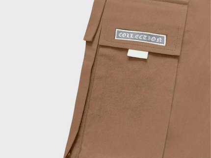 Sommerfeld™ | Herren Cargo Jogginghose – Lila Streetwear-Hose mit Reißverschlusstaschen & Bündchen