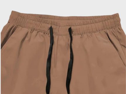 Sommerfeld™ | Herren Cargo Jogginghose – Lila Streetwear-Hose mit Reißverschlusstaschen & Bündchen