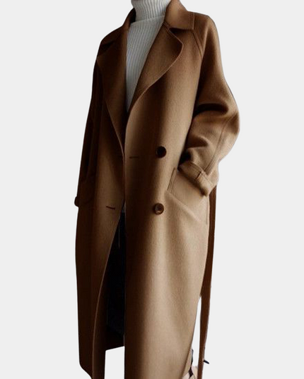 Stilvoller langer Damenmantel für einen eleganten Look