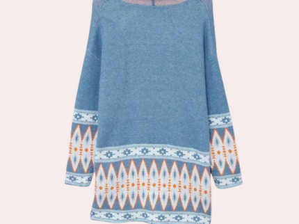 Trendige Damenstrickjacke im Boho-Stil für einen unbeschwerten Look