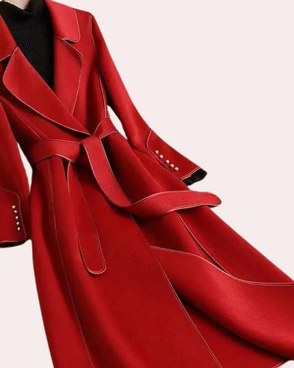 Stilvoller langer Damenmantel für einen raffinierten Look