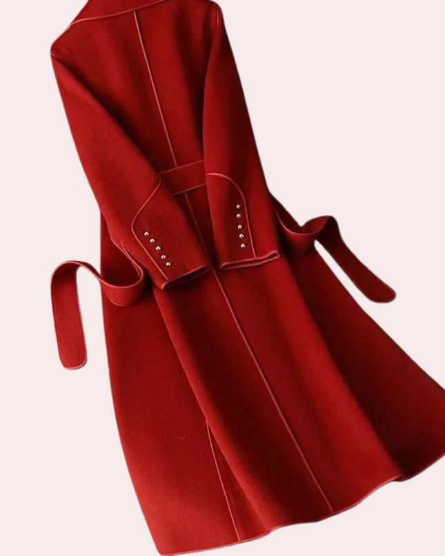 Stilvoller langer Damenmantel für einen raffinierten Look