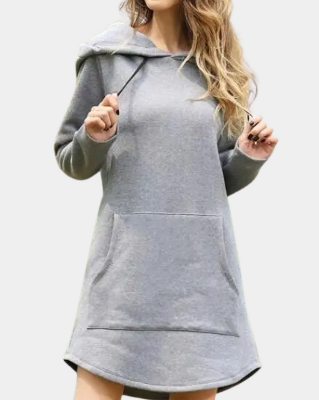 Stylischer und langer Damen-Kapuzenpullover für Komfort und Mode