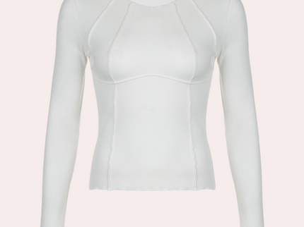Stylisches Langarm-Top für Frauen - schlicht und elegant