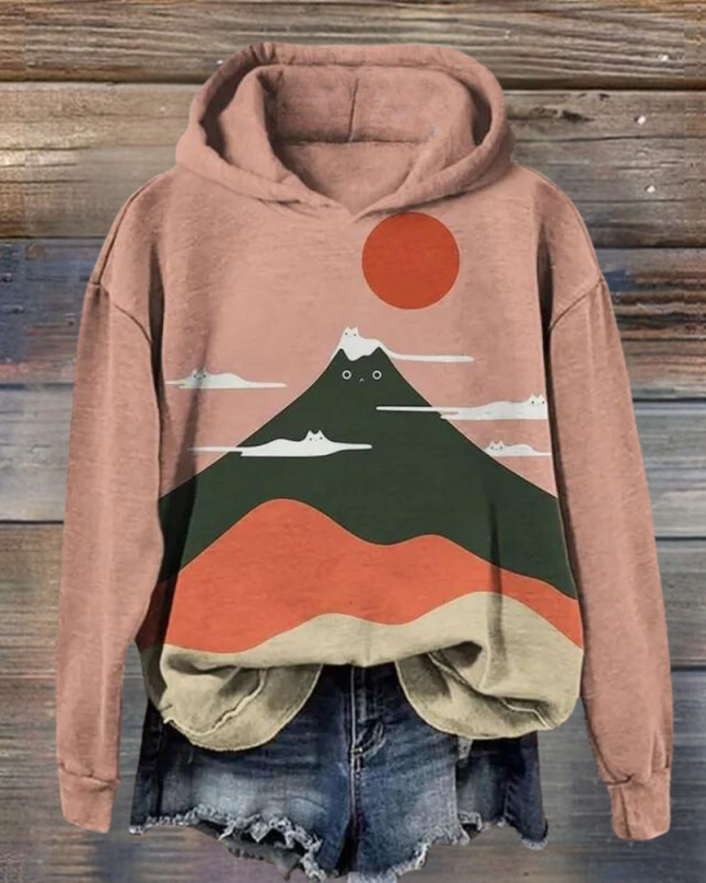 Talia - Trendiger Damenpullover mit lebhaftem Tierprint