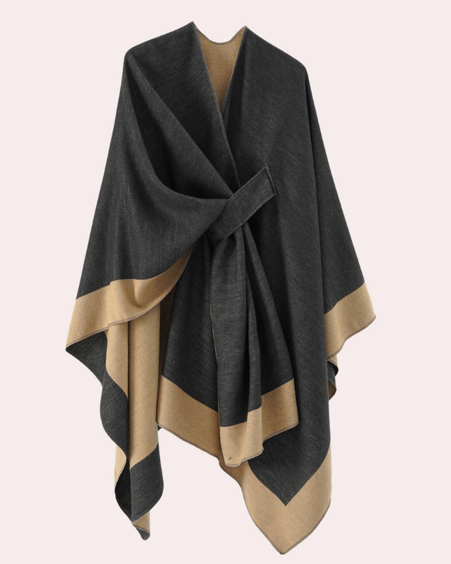 Aristea - Eleganter Luxus-Poncho für Damen