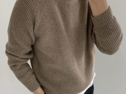 Audrick - Stilvoller und bequemer langärmeliger Strickpullover für Männer