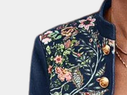 Iona - Stilvoller Damenblazer mit zauberhaftem Blumendruck