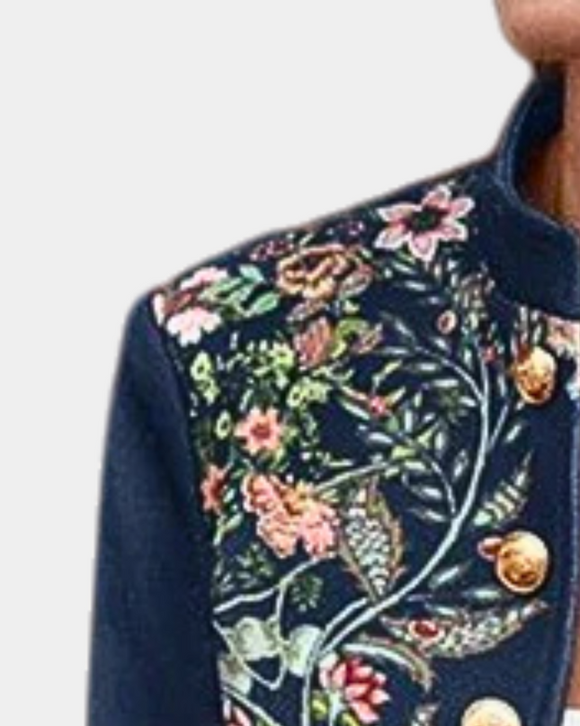 Iona - Stilvoller Damenblazer mit zauberhaftem Blumendruck