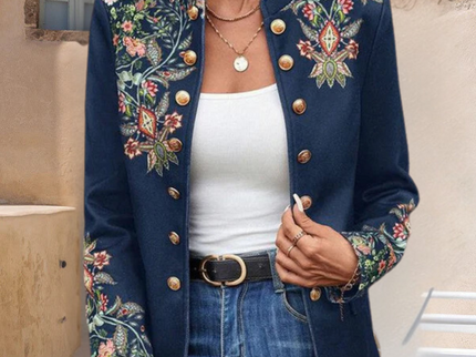 Iona - Stilvoller Damenblazer mit zauberhaftem Blumendruck