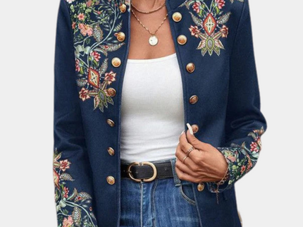 Iona - Stilvoller Damenblazer mit zauberhaftem Blumendruck