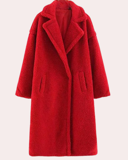 Szilard - Eleganter und bequemer Damenmantel aus Luxusplüsch