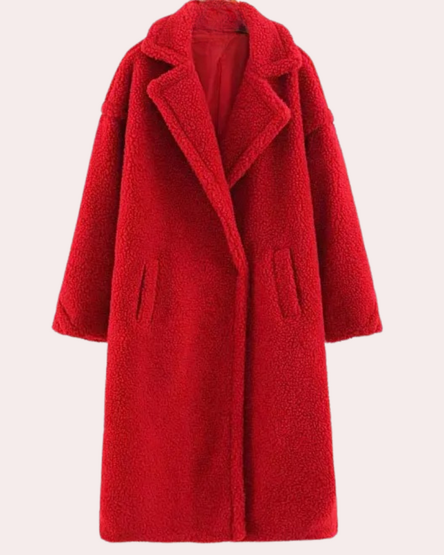 Szilard - Eleganter und bequemer Damenmantel aus Luxusplüsch