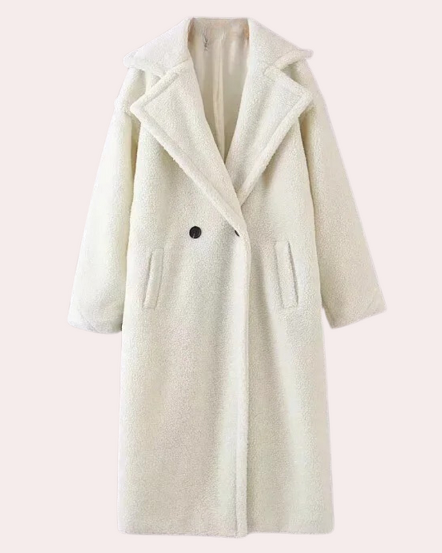 Szilard - Eleganter und bequemer Damenmantel aus Luxusplüsch