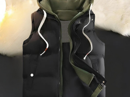 FRANK - Stilvolle lässige Strickjacke mit Kapuze für Männer