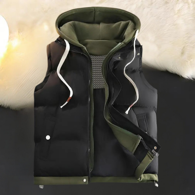 FRANK - Stilvolle lässige Strickjacke mit Kapuze für Männer
