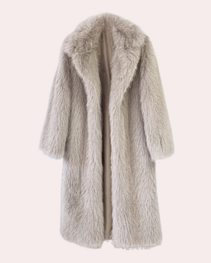 TARA - Eleganter Plüsch-Wintermantel für Damen