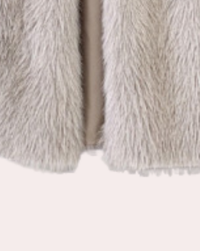 TARA - Eleganter Plüsch-Wintermantel für Damen