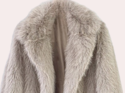 TARA - Eleganter Plüsch-Wintermantel für Damen