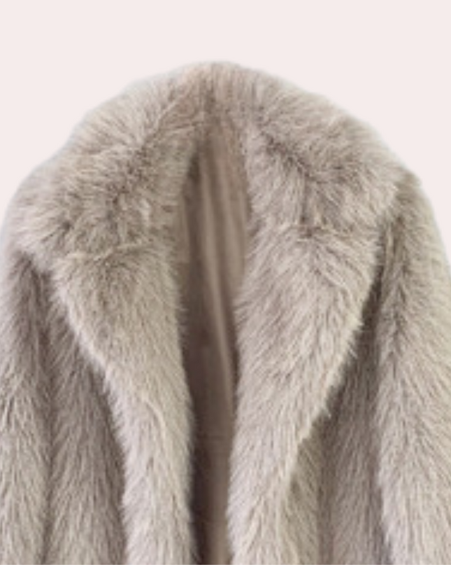 TARA - Eleganter Plüsch-Wintermantel für Damen