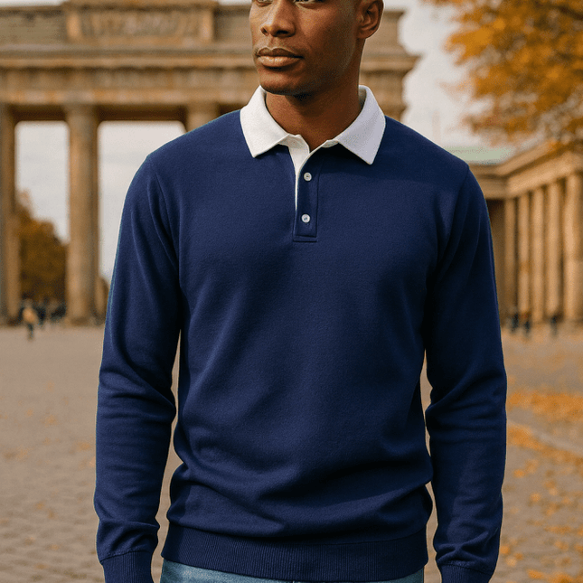 Raphael | Klassisches Rugby-Poloshirt für Herren