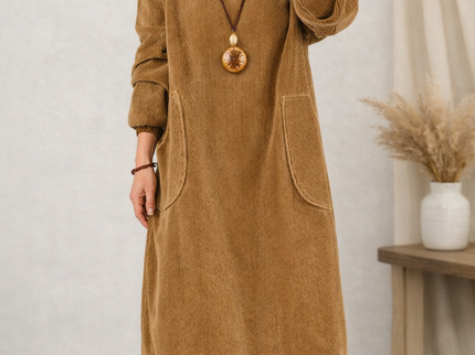 Jenny™ - Rollkragen-Midikleid