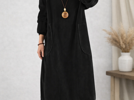 Jenny™ - Rollkragen-Midikleid